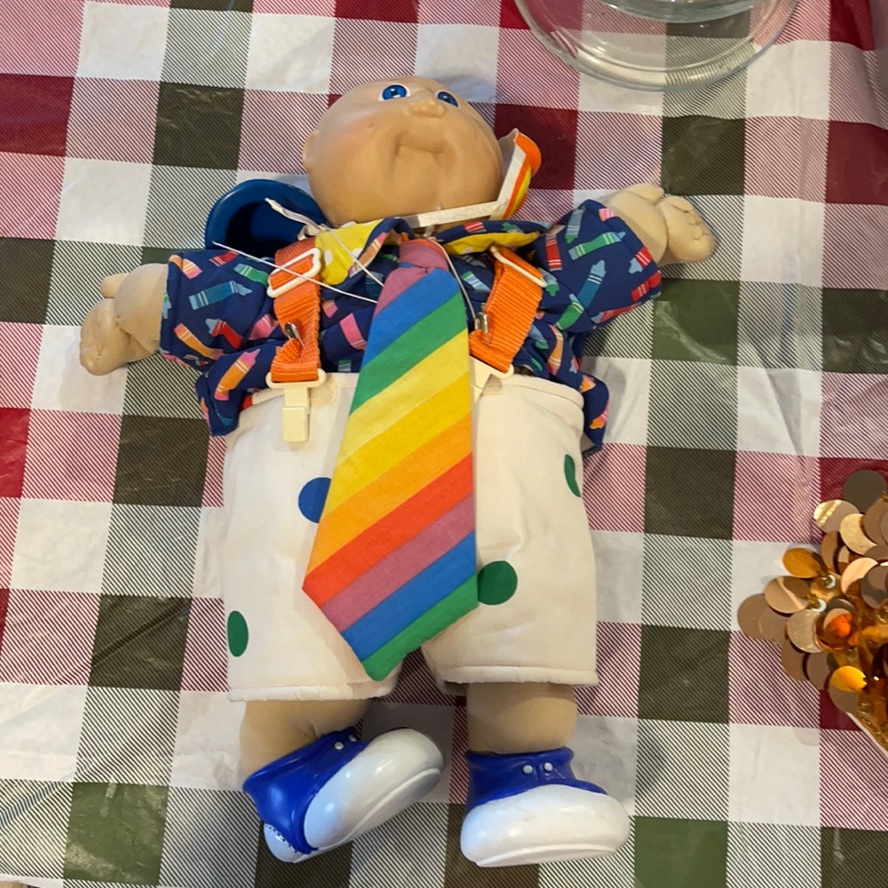 Cabbage Patch Kids Clown Vintage Doll